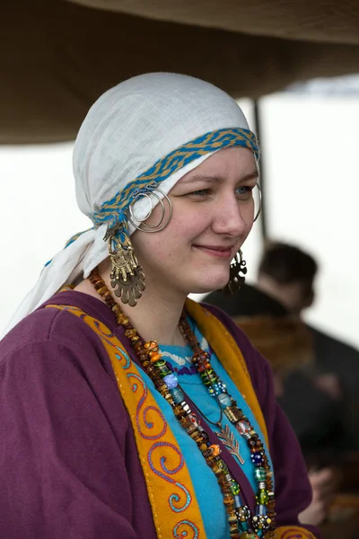 Unidentified participants of Rekawka - Polish tradition, celebrated in Krakow on Tuesday after Easter.