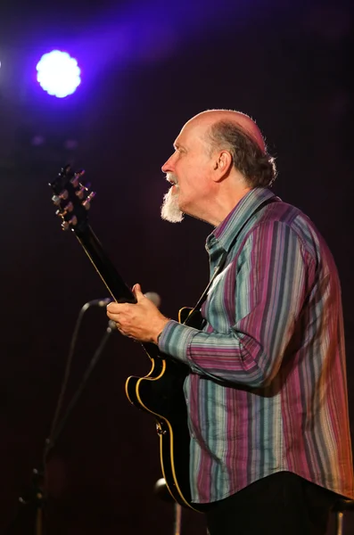 John Scofield playing live music at The Cracow Jazz All Souls Day Festival in The Wieliczka Salt Mine.