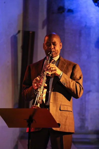 : Branford Marsalis, sax, playing live music at The Cracow Jazz All Souls Day Festival