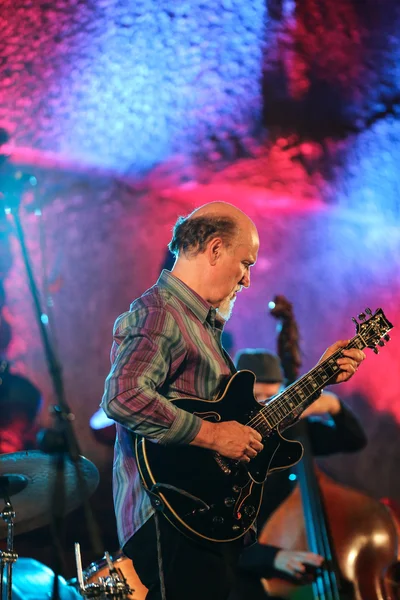 John Scofield playing live music at The Cracow Jazz All Souls Day Festival in The Wieliczka Salt Mine. Poland