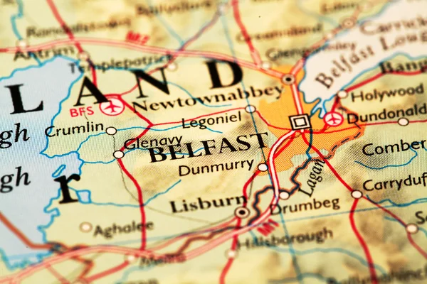 Belfast On Map