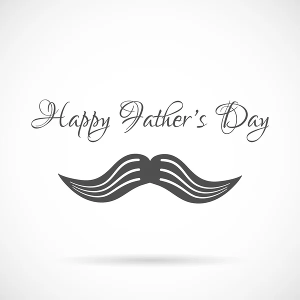 Happy fathers day and mustache background