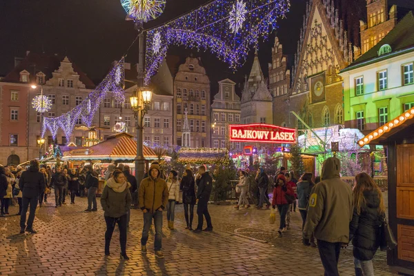 Christmas market in Wroclaw, Poland
