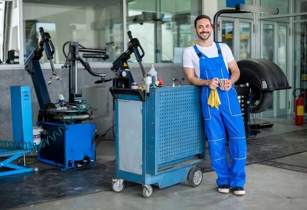 Smiling male engineer