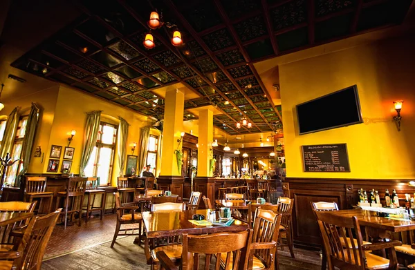 Old brittish pub interior