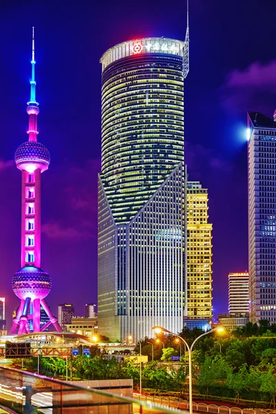 SHANGHAI-MAY 24, 2015. Oriental Pearl Tower on  blue sky backgro