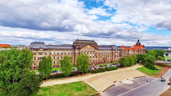 The Ministry of Finance of Saxony,city views one of the most bea