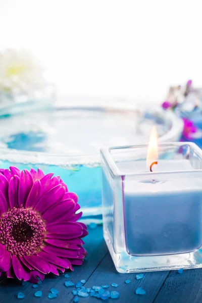 Elements spa relaxation including candles water salt bath