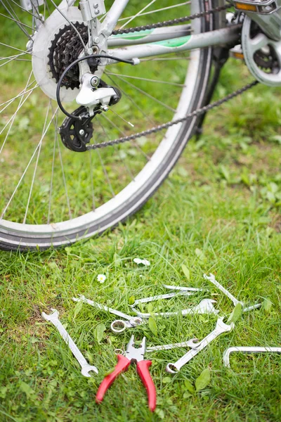 Set of keys for bike repairs