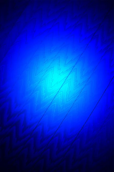Magic blue light over abstract apple pieces pile, unknown science.