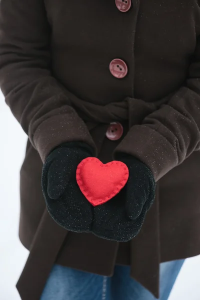 Red decorative heart Valentines Day