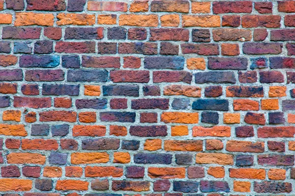 Colorful brick wall