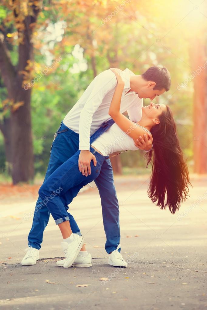 Teen Couple Kissing 49