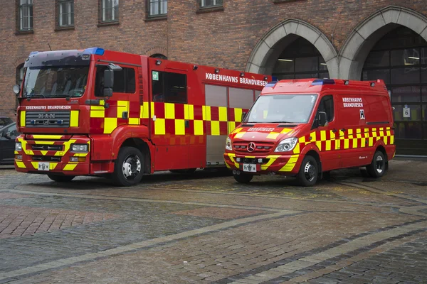 Two car municipal fire service. Copenhagen