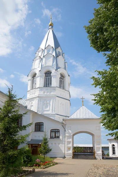 The bell tower of the old Church of the Annunciation in Nikitsky monastery. Nikitskaya Sloboda, Pereslavl-Zalessky, Russia