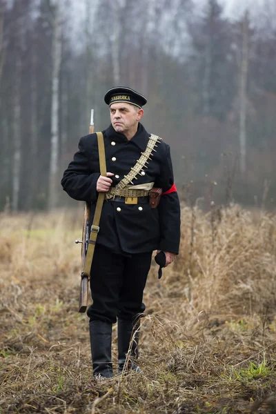 A member of the military-historical festival \