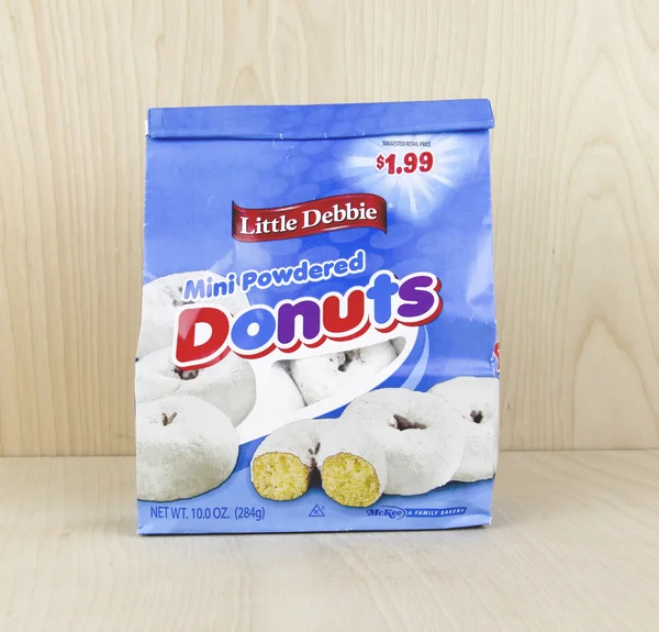 Bag of Little Debbie Mini Powdered Donuts