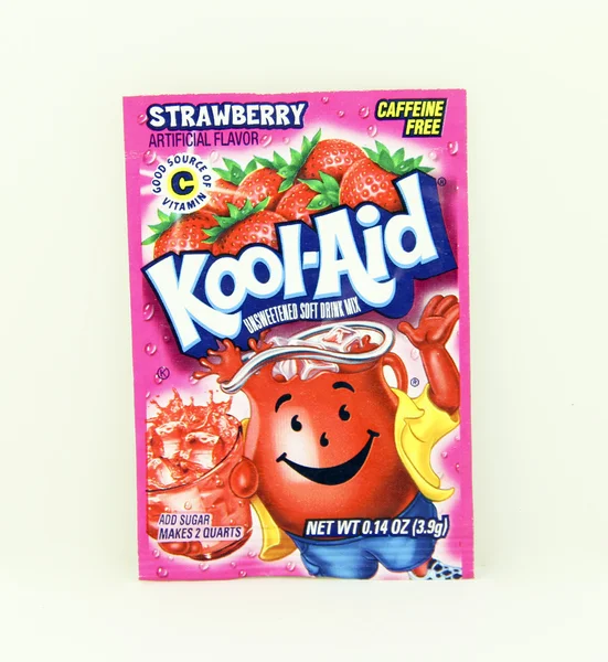Package of Strawberry Flavored Kool-Aid
