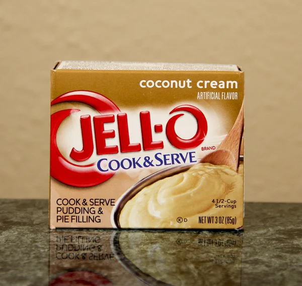 Box of Coconut Cream Jell-O