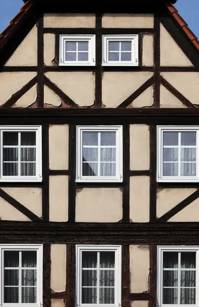 Half-timbered old house in Gemunden, Germany