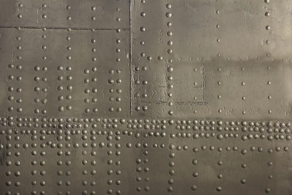 Metal deck armour plates of a ship background