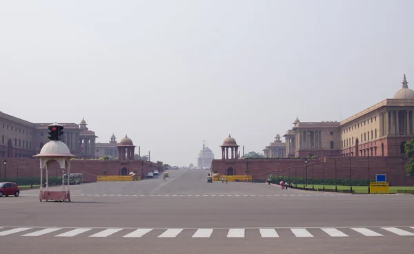 Building of the government of India in Delhi on the big square