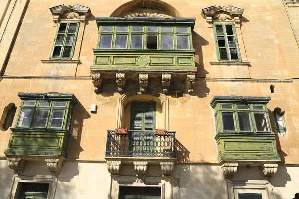 Old balcony  in Valletta, Malta
