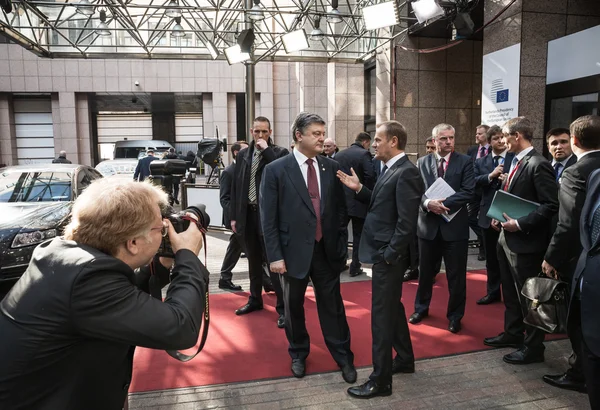 Petro Poroshenko and Donald Tusk