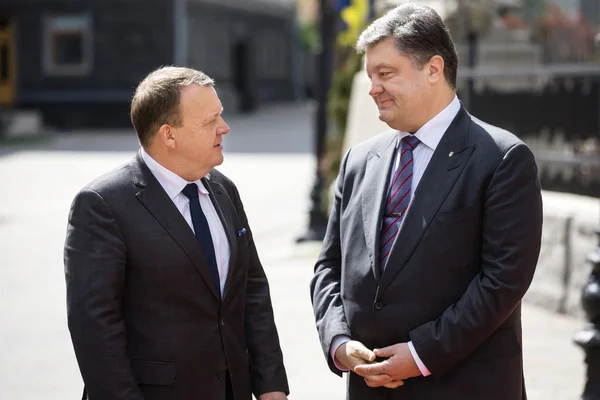 Petro Poroshenko and Lars Lokke Rasmussen