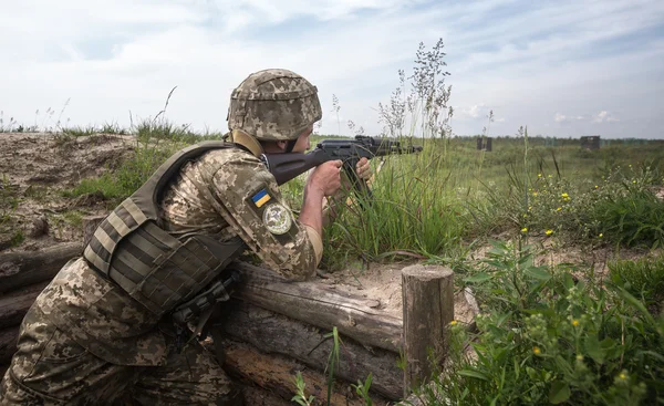 Armed Forces of Ukraine at the military training area