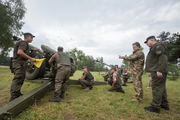 Military training  at training Center of National Guard of Ukrai