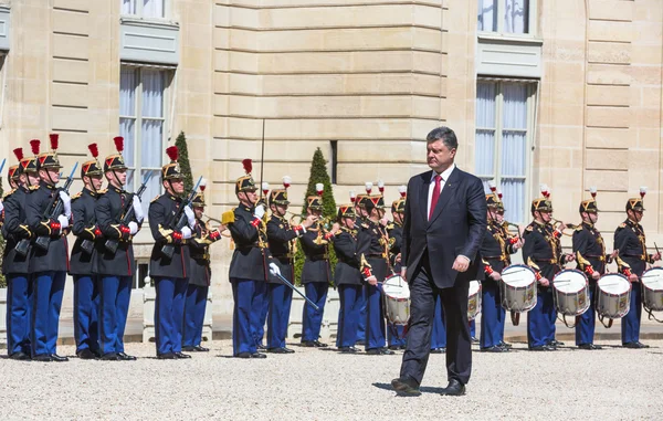 President of Ukraine Petro Poroshenko in France