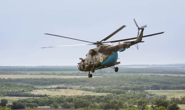 Ukrainian military helicopter