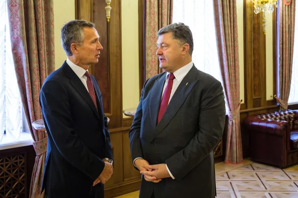 President of Ukraine Poroshenko and NATO Secretary General Jens