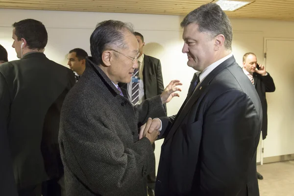 Petro Poroshenko, and Director of the World Bank, Jim Yong