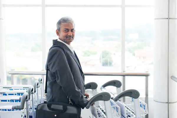 Indian business man at airport