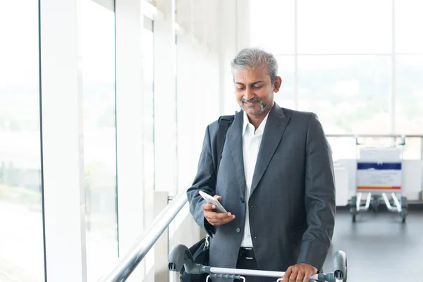 Indian business man at airport