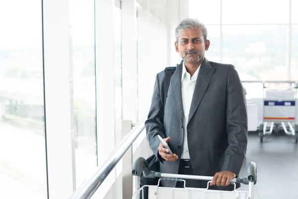 Indian business man at airport