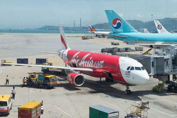 Planes at Hong Kong airport