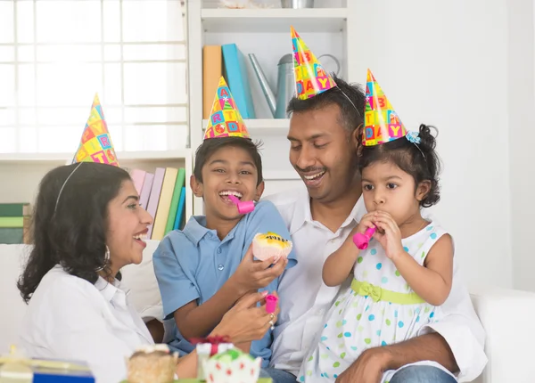 Indian family birthday celebration