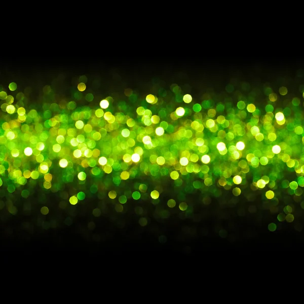 Lights Background, Abstract Seamless Blur Light Bokeh, Green Glow