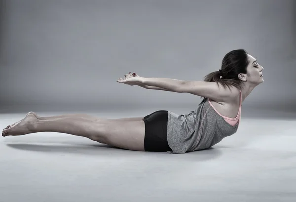 Woman doing aerobic exercises