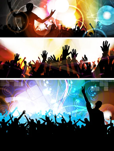 Concert with people illustration