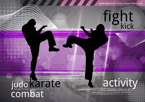 Martial arts illustration