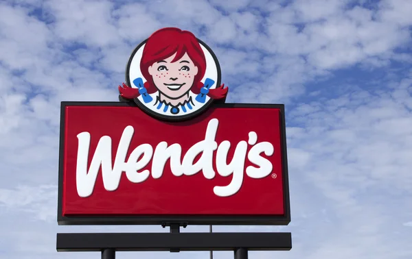 Wendy's restaurant sign