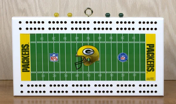 Packers cribbage board