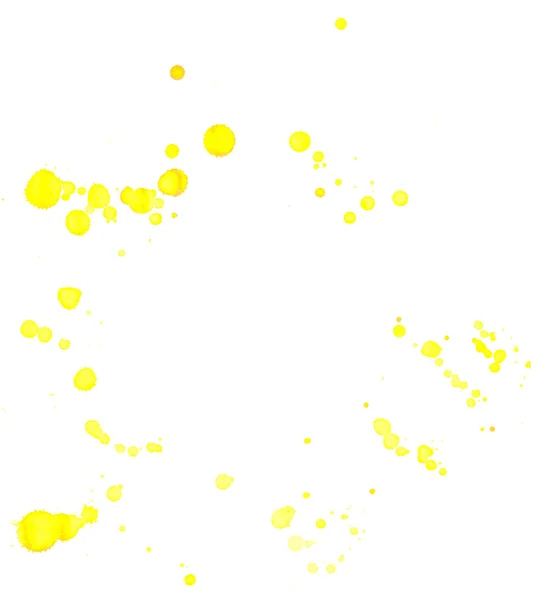 Yellow Paint Splash