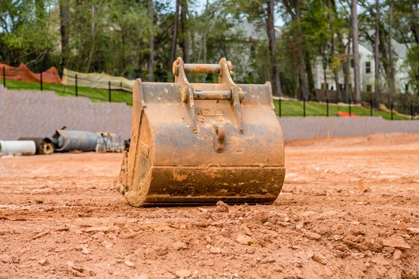 Earth Moving Bucket on Site