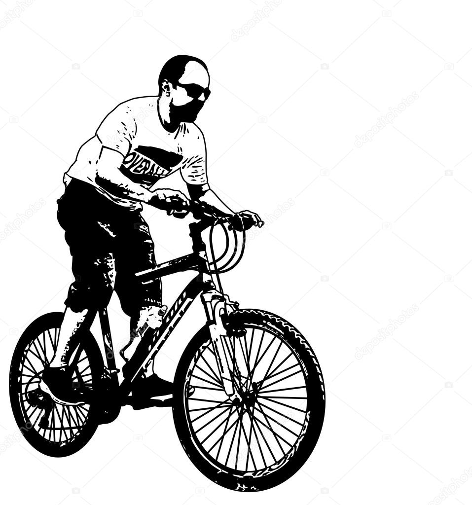 mtb cyclist