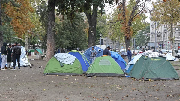 Refugee Tents in Belgrade